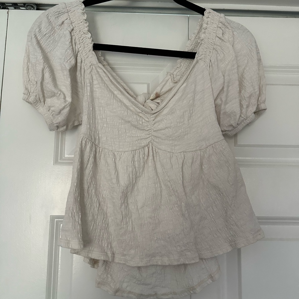 Altard State Cream Blouse